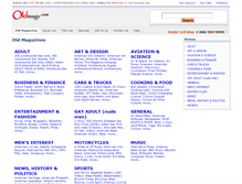 Tablet Screenshot of oldmags.com